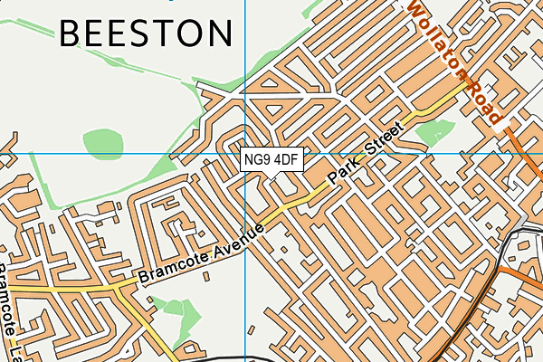 NG9 4DF map - OS VectorMap District (Ordnance Survey)