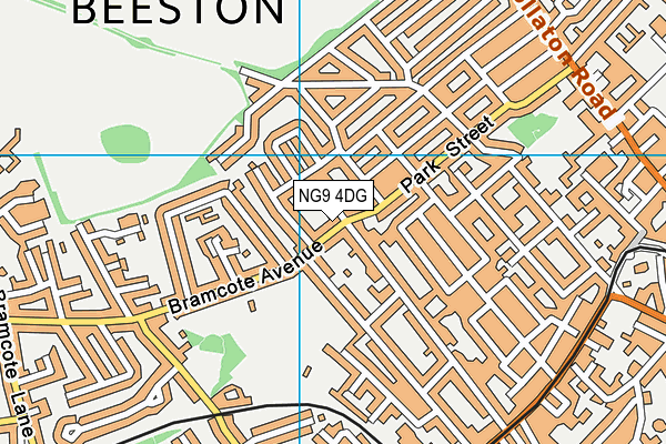 NG9 4DG map - OS VectorMap District (Ordnance Survey)