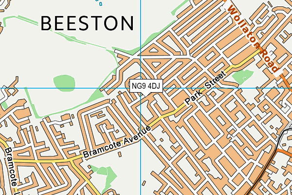 NG9 4DJ map - OS VectorMap District (Ordnance Survey)