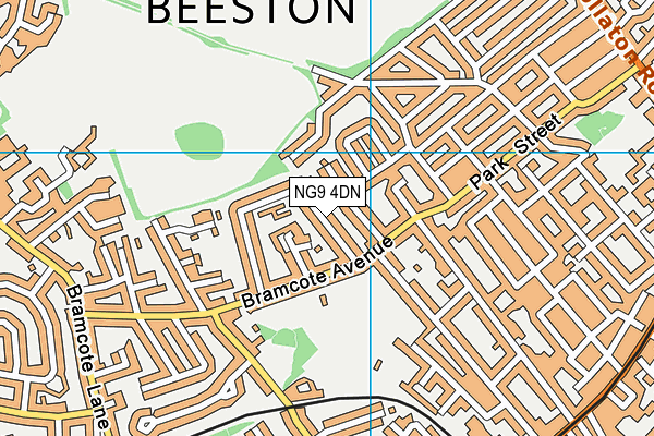 NG9 4DN map - OS VectorMap District (Ordnance Survey)