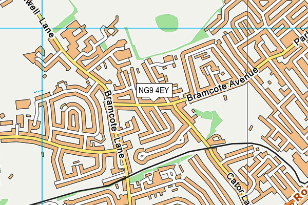 NG9 4EY map - OS VectorMap District (Ordnance Survey)