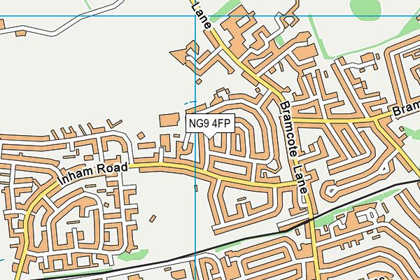 NG9 4FP map - OS VectorMap District (Ordnance Survey)
