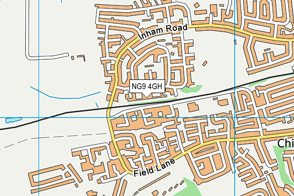 NG9 4GH map - OS VectorMap District (Ordnance Survey)