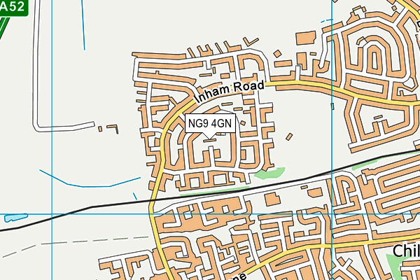 NG9 4GN map - OS VectorMap District (Ordnance Survey)