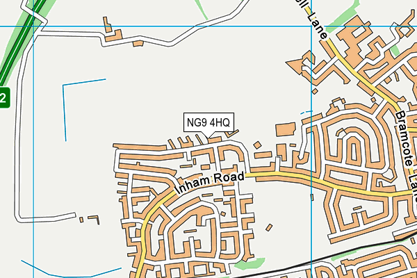 Sunnyside Spencer Academy map (NG9 4HQ) - OS VectorMap District (Ordnance Survey)