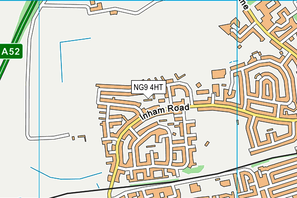 NG9 4HT map - OS VectorMap District (Ordnance Survey)