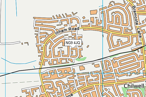 NG9 4JQ map - OS VectorMap District (Ordnance Survey)