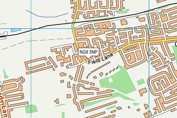 NG9 5NP map - OS VectorMap District (Ordnance Survey)