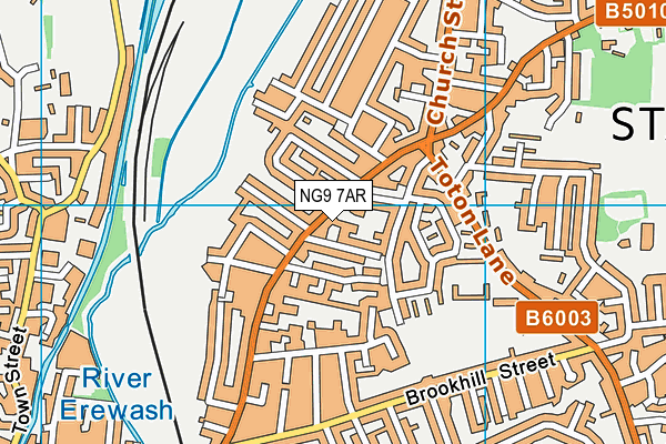 Map of DSK BINLEY LTD at district scale