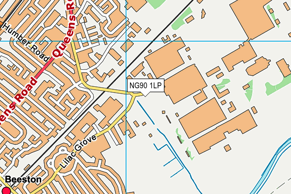 NG90 1LP map - OS VectorMap District (Ordnance Survey)