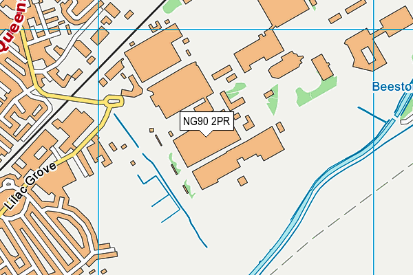 NG90 2PR map - OS VectorMap District (Ordnance Survey)