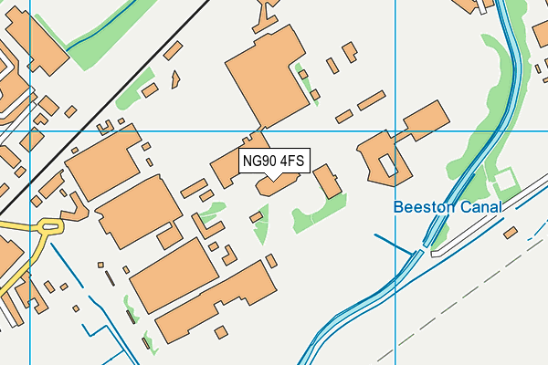 NG90 4FS map - OS VectorMap District (Ordnance Survey)