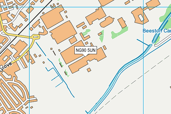 NG90 5UN map - OS VectorMap District (Ordnance Survey)