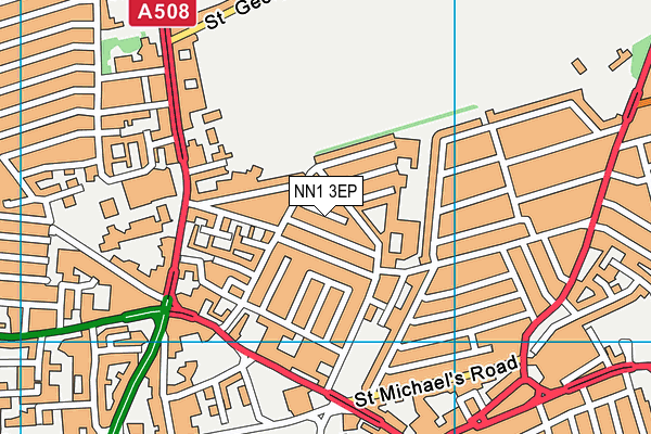 NN1 3EP map - OS VectorMap District (Ordnance Survey)