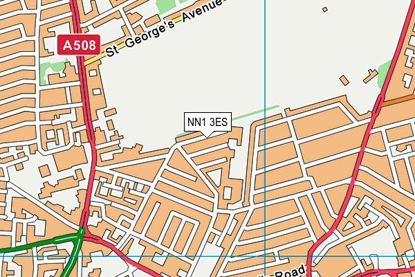 NN1 3ES map - OS VectorMap District (Ordnance Survey)