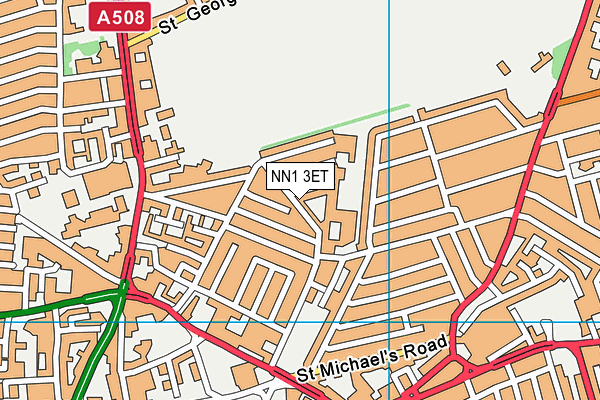 NN1 3ET map - OS VectorMap District (Ordnance Survey)