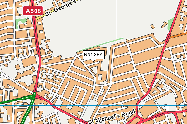 NN1 3EY map - OS VectorMap District (Ordnance Survey)
