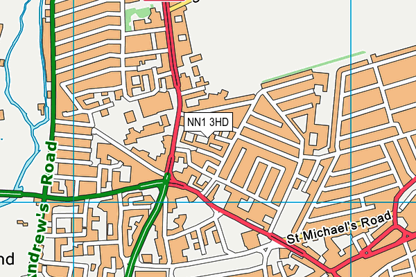 NN1 3HD map - OS VectorMap District (Ordnance Survey)