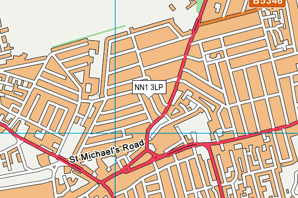NN1 3LP map - OS VectorMap District (Ordnance Survey)