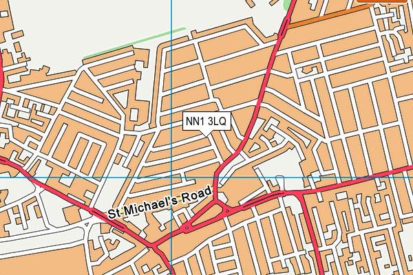 NN1 3LQ map - OS VectorMap District (Ordnance Survey)