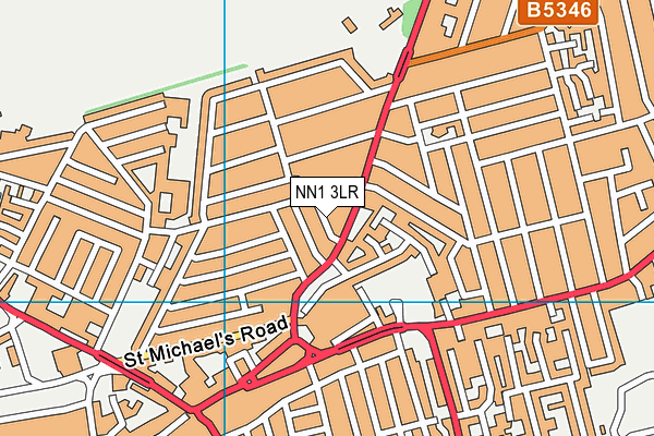 NN1 3LR map - OS VectorMap District (Ordnance Survey)