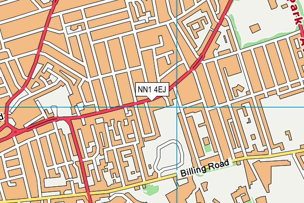 NN1 4EJ map - OS VectorMap District (Ordnance Survey)