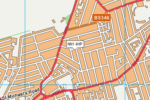 NN1 4HP map - OS VectorMap District (Ordnance Survey)