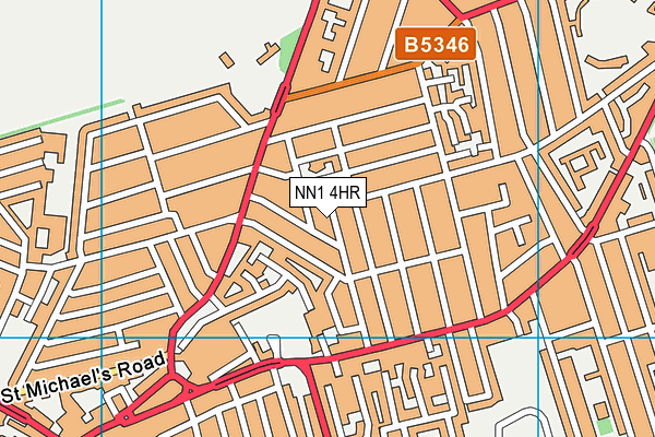 NN1 4HR map - OS VectorMap District (Ordnance Survey)