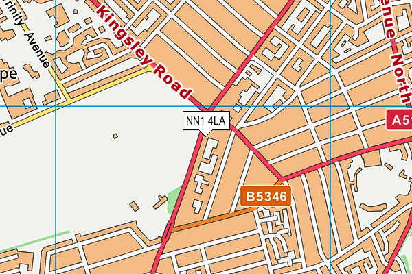 NN1 4LA map - OS VectorMap District (Ordnance Survey)