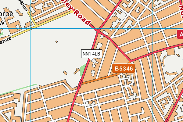 NN1 4LB map - OS VectorMap District (Ordnance Survey)