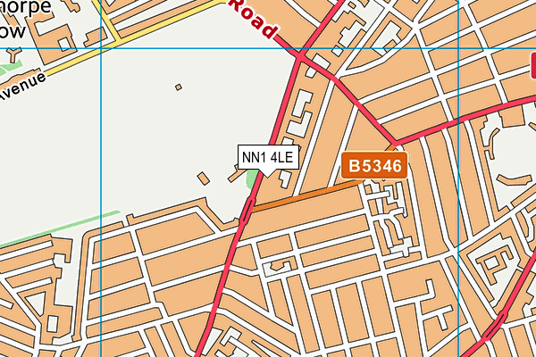 NN1 4LE map - OS VectorMap District (Ordnance Survey)