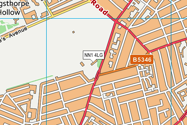NN1 4LG map - OS VectorMap District (Ordnance Survey)