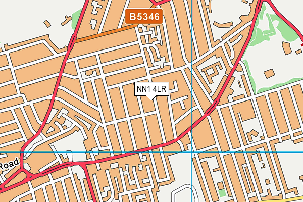 NN1 4LR map - OS VectorMap District (Ordnance Survey)