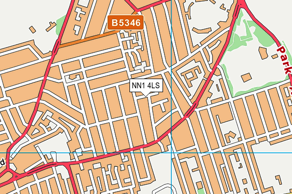 NN1 4LS map - OS VectorMap District (Ordnance Survey)