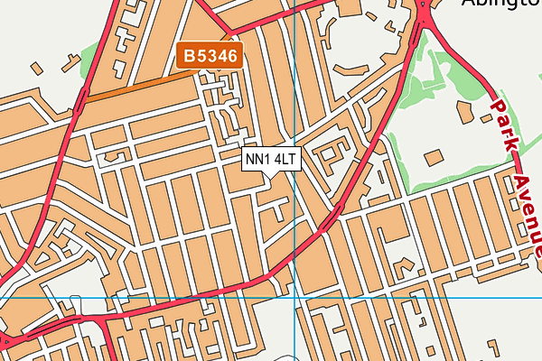 NN1 4LT map - OS VectorMap District (Ordnance Survey)