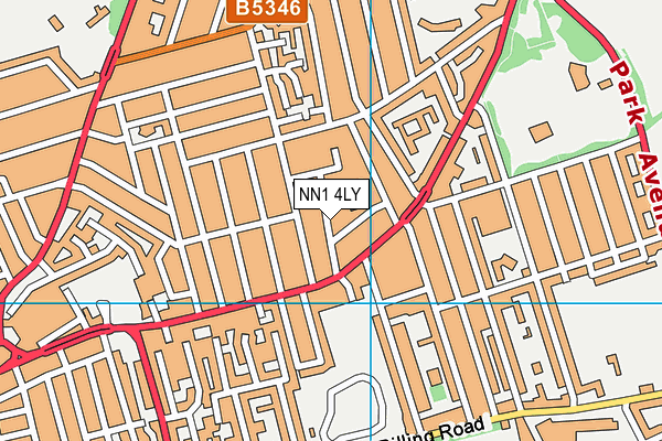 NN1 4LY map - OS VectorMap District (Ordnance Survey)
