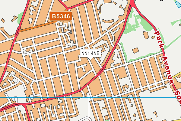 NN1 4NE map - OS VectorMap District (Ordnance Survey)