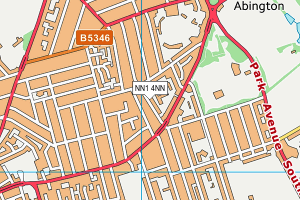 NN1 4NN map - OS VectorMap District (Ordnance Survey)