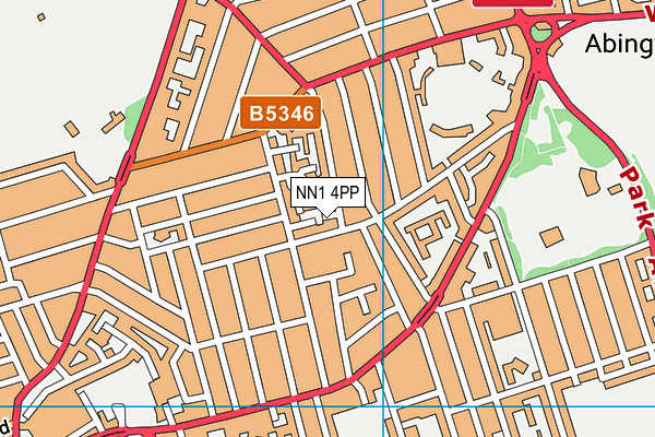 NN1 4PP map - OS VectorMap District (Ordnance Survey)
