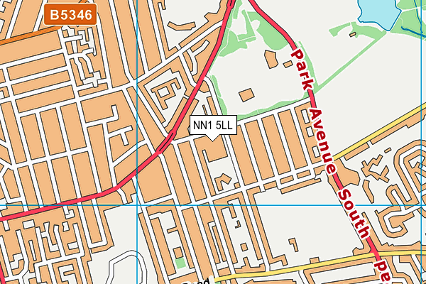 NN1 5LL map - OS VectorMap District (Ordnance Survey)