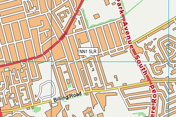 NN1 5LR map - OS VectorMap District (Ordnance Survey)