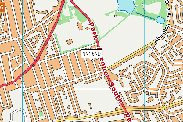 NN1 5ND map - OS VectorMap District (Ordnance Survey)