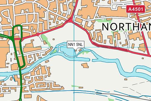 NN1 5NL map - OS VectorMap District (Ordnance Survey)