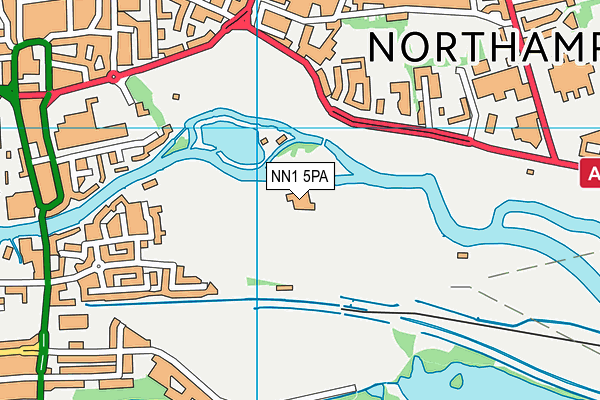 NN1 5PA map - OS VectorMap District (Ordnance Survey)