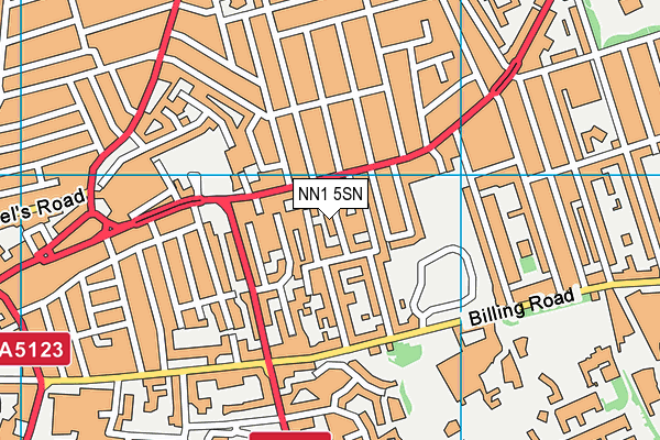 NN1 5SN map - OS VectorMap District (Ordnance Survey)