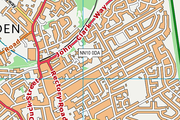 Denfield Park Primary School map (NN10 0DA) - OS VectorMap District (Ordnance Survey)