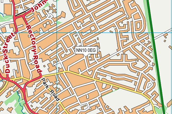 NN10 0EG map - OS VectorMap District (Ordnance Survey)