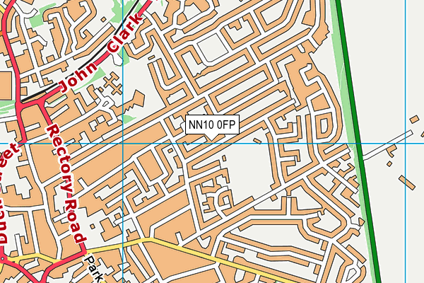 NN10 0FP map - OS VectorMap District (Ordnance Survey)