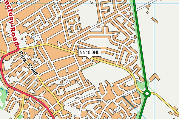 NN10 0HL map - OS VectorMap District (Ordnance Survey)