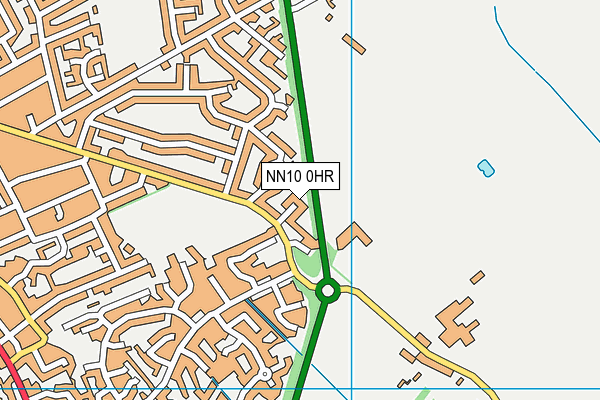 NN10 0HR map - OS VectorMap District (Ordnance Survey)